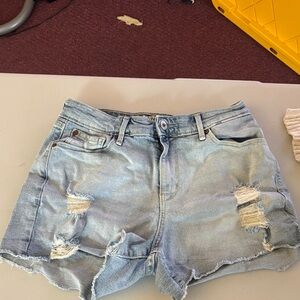 Denizen from Levi's Light Blue Distressed Jean Shorts